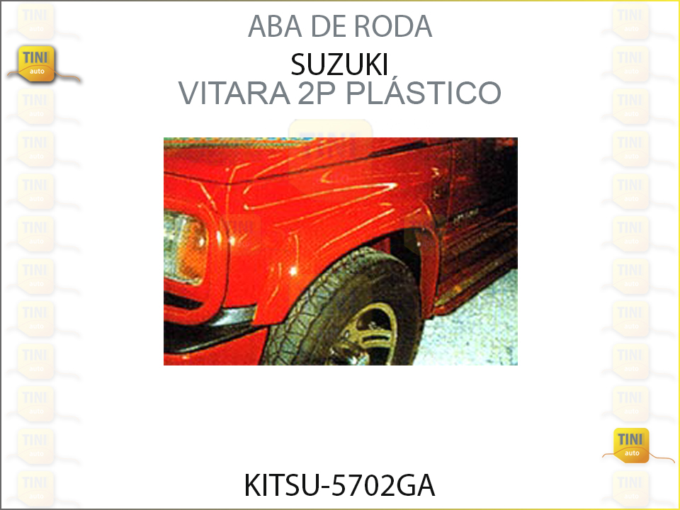 ABAS RODA SUZUKI VITARA 2P/PLASTICO