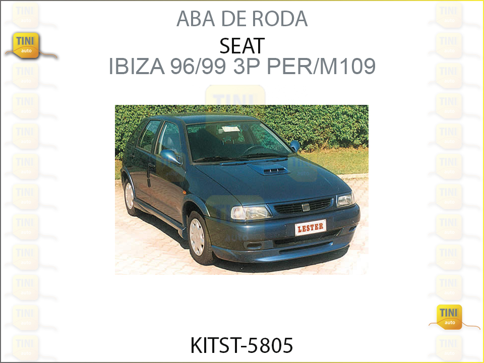 ABAS RODA SEAT IBIZA 96/99 3P PER/M109