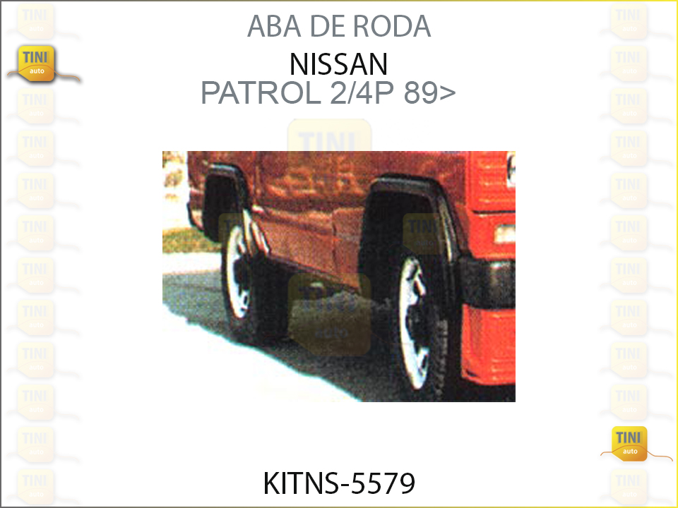 ABAS RODA NISSAN PATROL 2/4P 89>