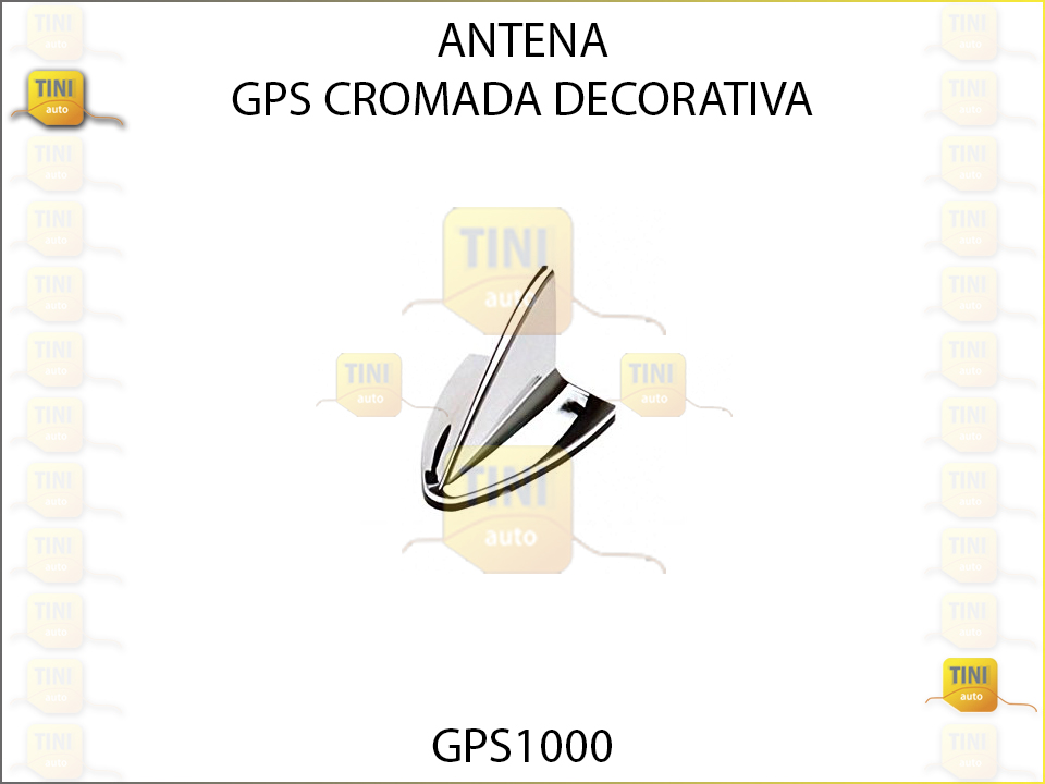 ANTENA GPS CROMADA DECORATIVA