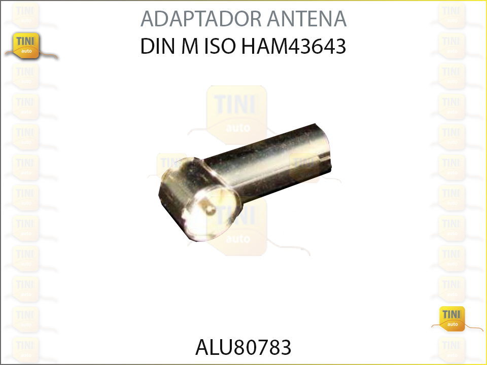 ADAPTADOR ANTENA DIN M ISO HAM43643