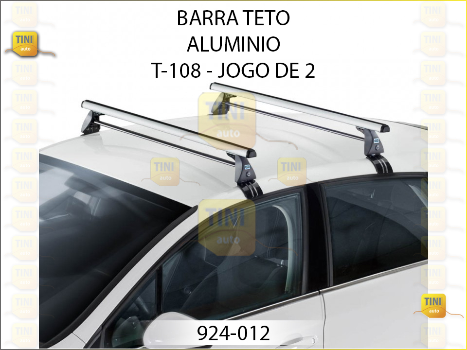 BARRAS CRUZ ALU T-108/JOGO 2