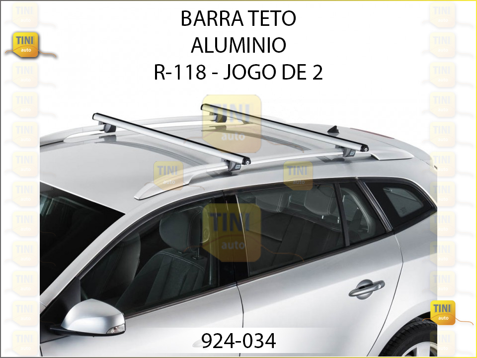 BARRAS CRUZ ALU R-118 /JOGO 2