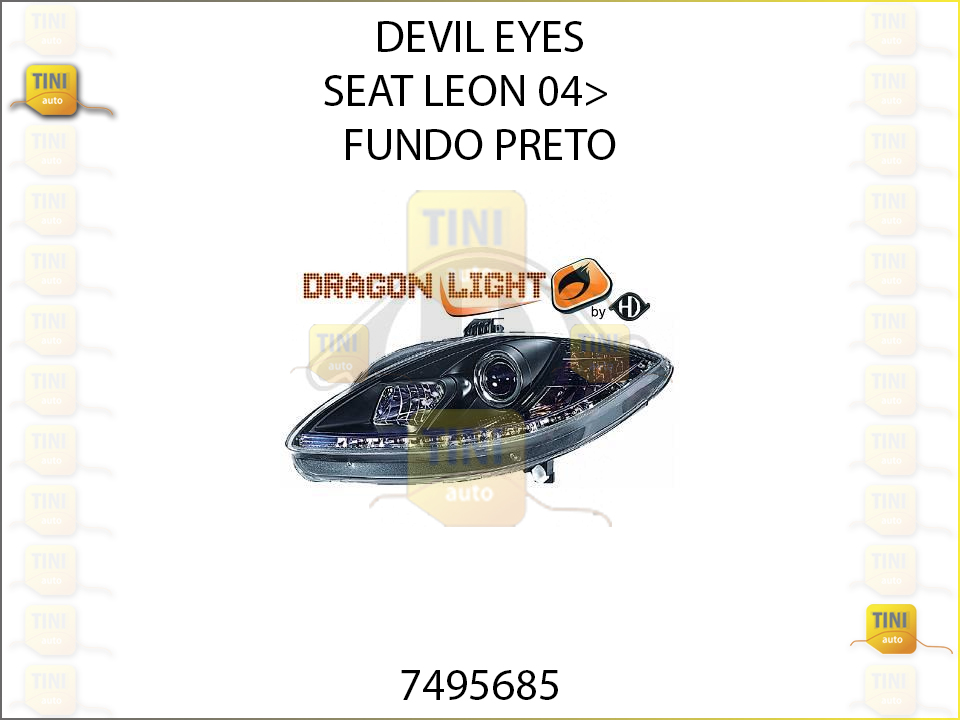 DEVIL EYES SEAT LEON 04»» FUNDO PRETO