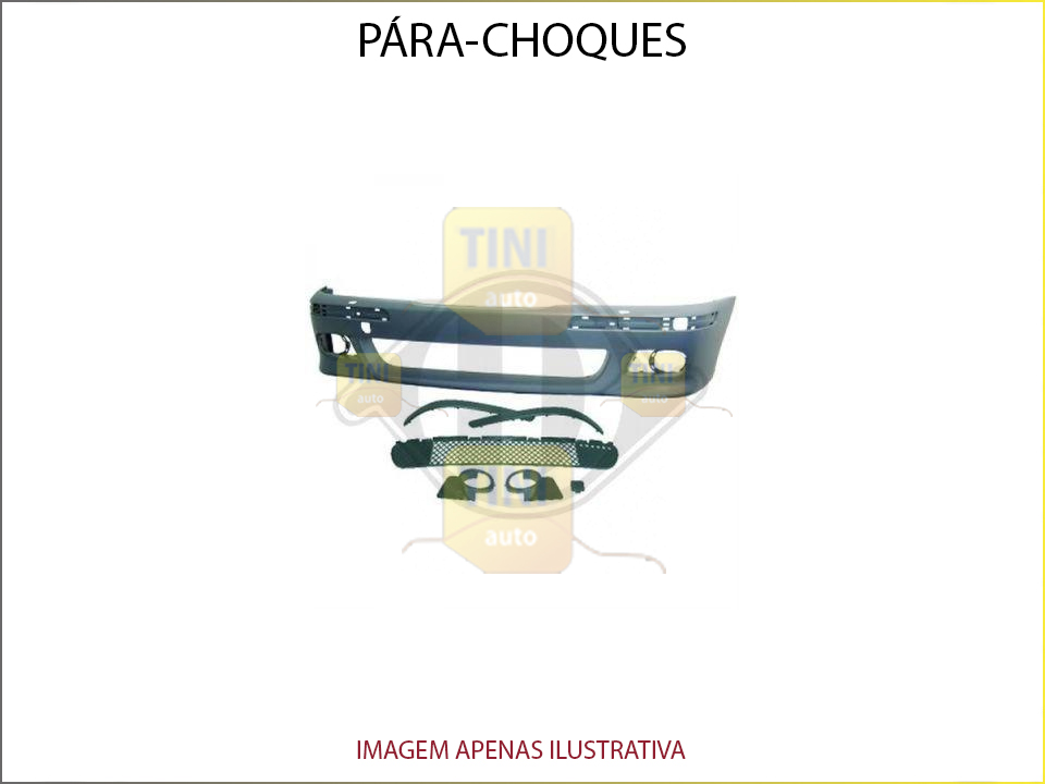 P/CHOQUE BMW E39 C/SENSORES  FRENTE