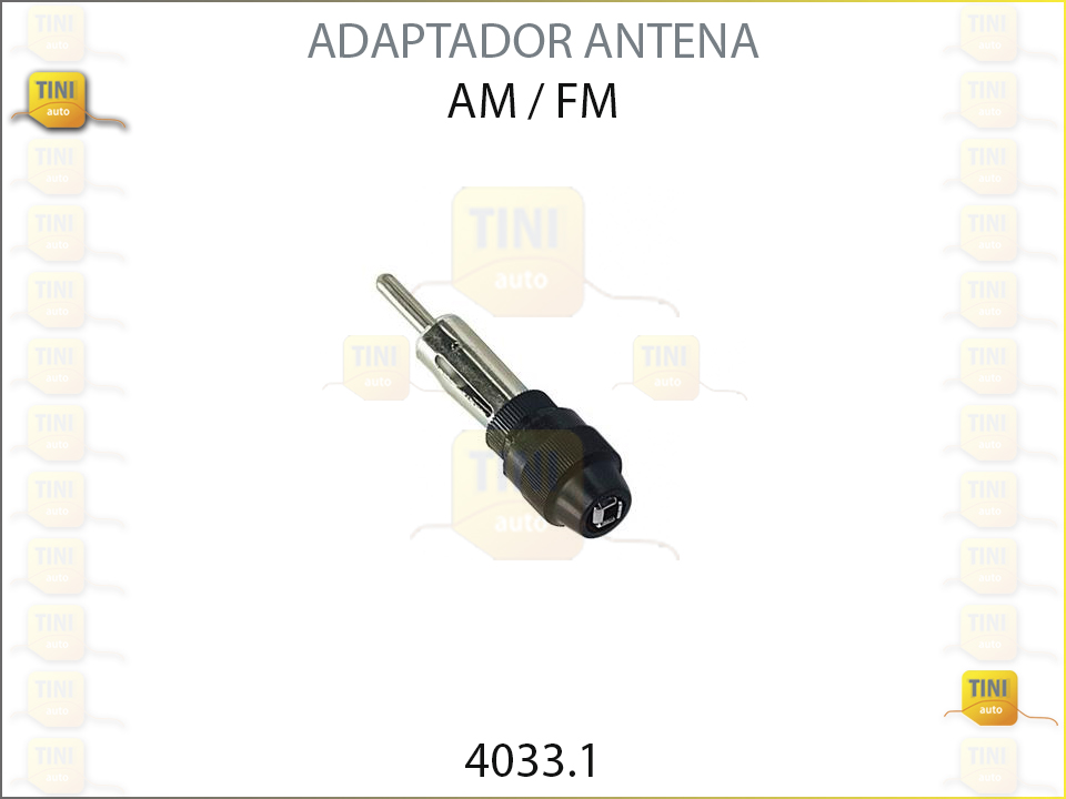 ADAPTADOR ANTENA AM/FM