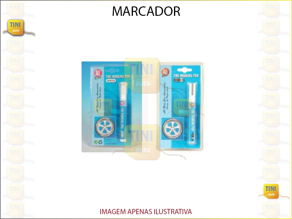 MARCADOR BRANCO P/PINTAR LETRAS PNEUS