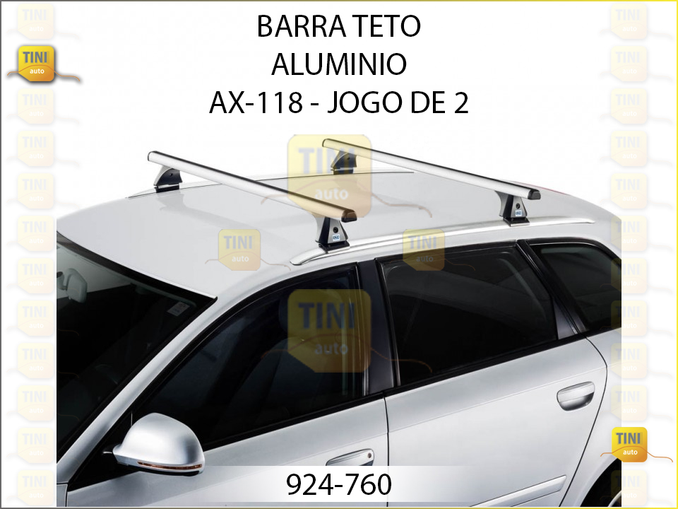 BARRAS CRUZ ALU S-118/JOGO 2