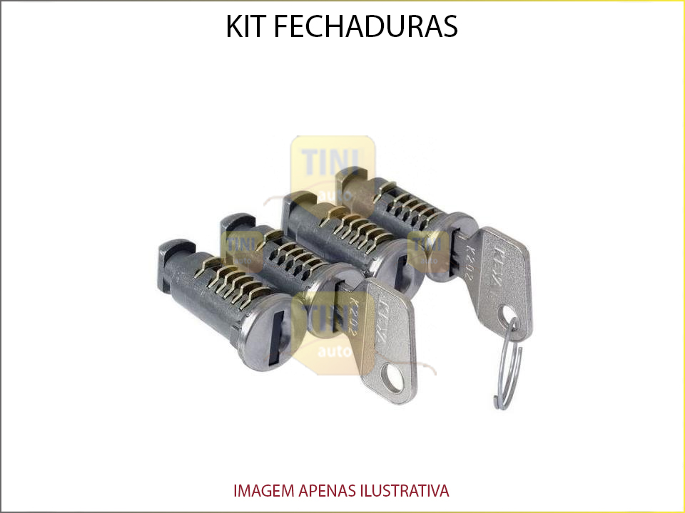 KIT FECHADURAS JG/4 CANHOES CRUZ