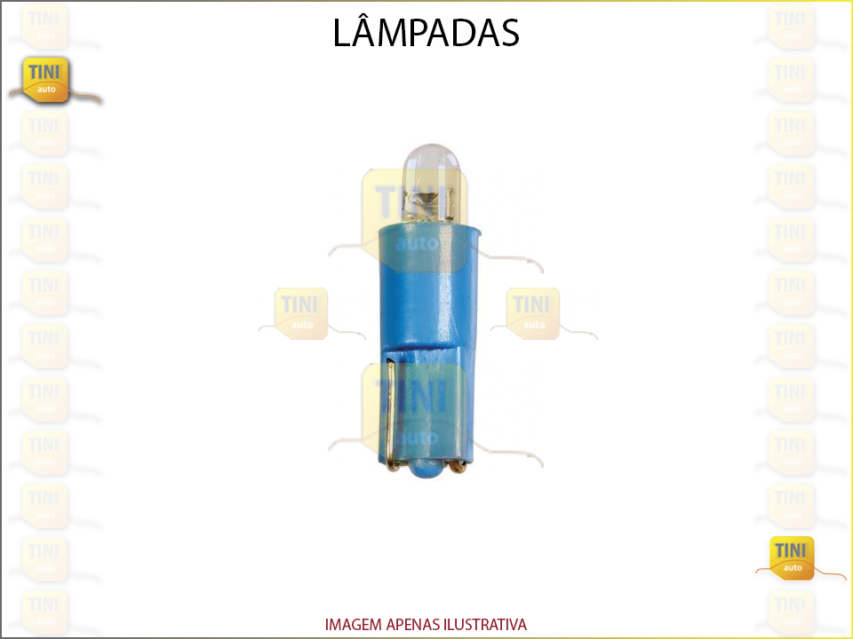 LAMPADAS LED 12V S/CASQ.BRAN.JG5 T3