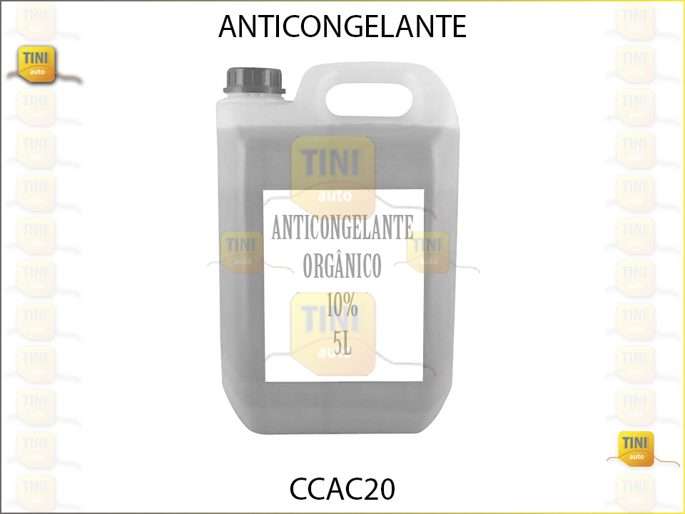 ANTI CONGELANTE ORGANICO 10% 5LTS