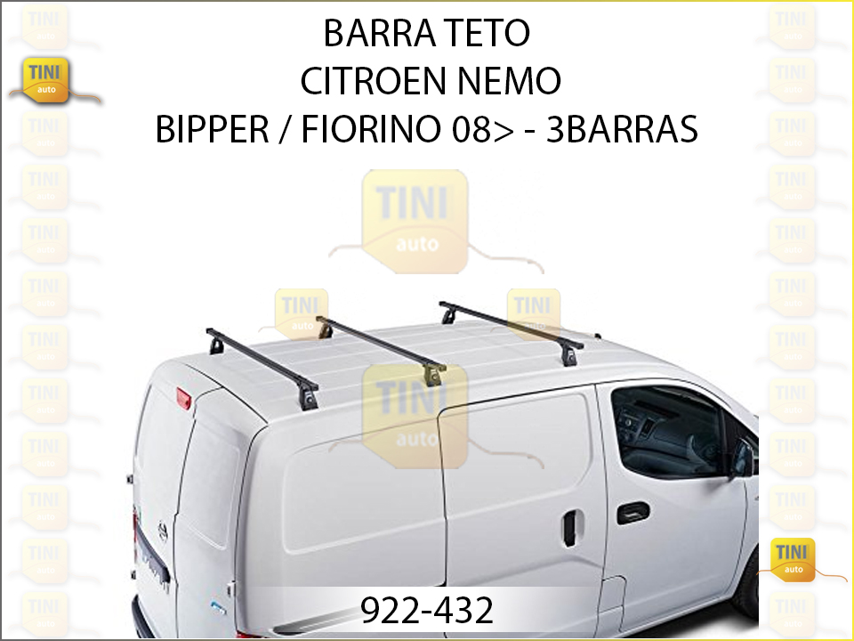 BARRAS CITROEN NEMO/BIPPER/FIORINO 08>> 3BARRAS