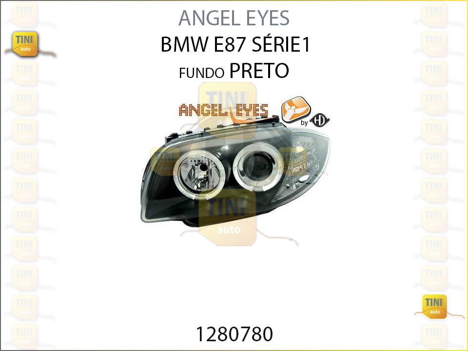 ANGEL EYES BMW E87 SERIE 1 FD.PRETO