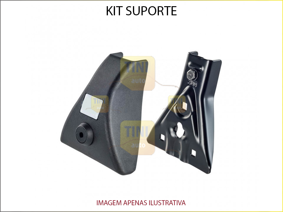 KIT SUPORTES C/TAMPAS PLASTICAS (P/KIT OPTIPLUS)