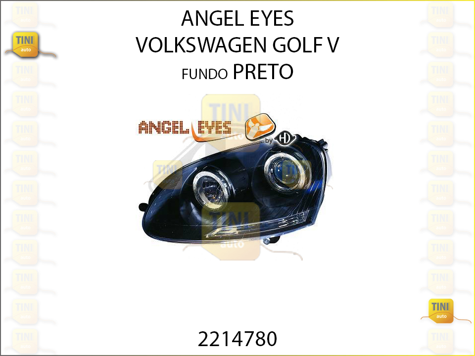 ANGEL EYES VW GOLF V FUNDO PRETO