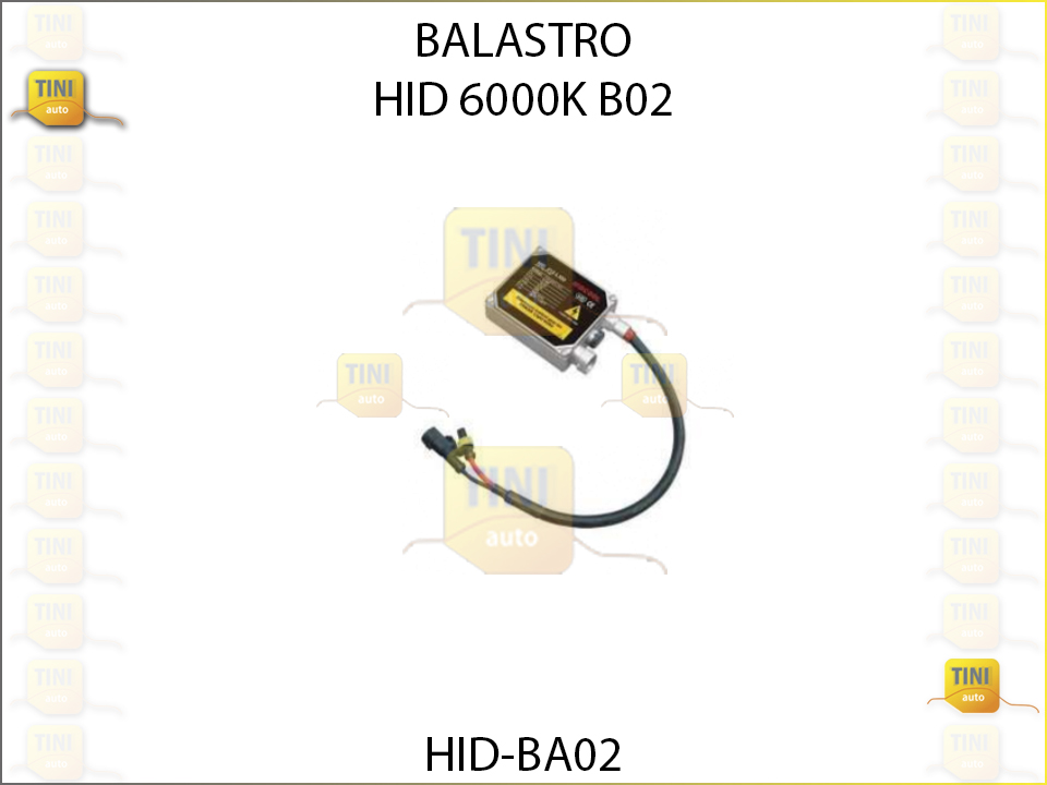 BALASTRO HID  6000K B02