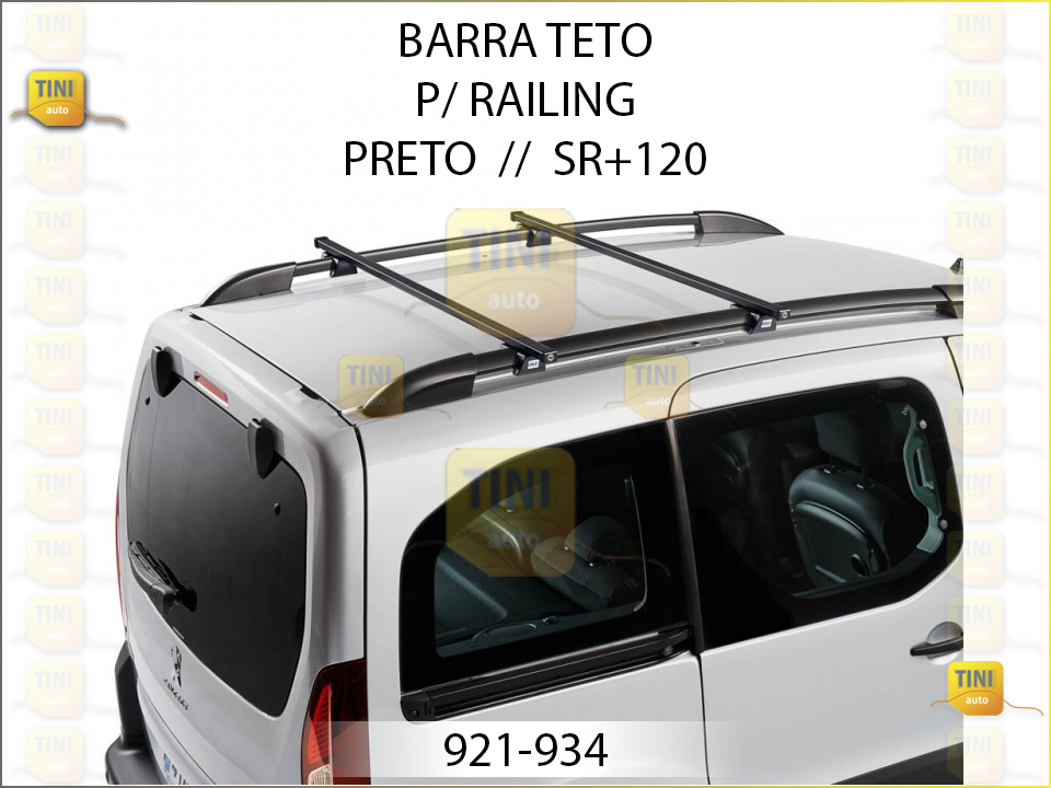 BARRAS P/RAILING PRETO SR+120