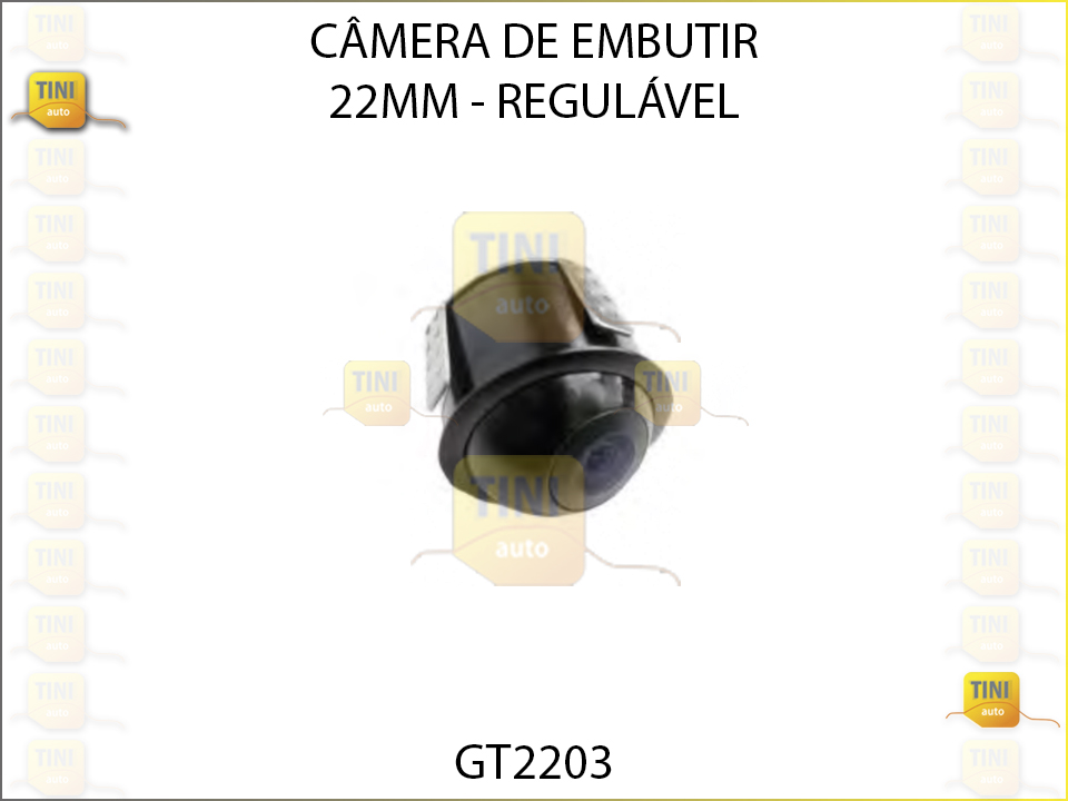 CAMARA DE EMBUTIR 22 MM REGULAVEL