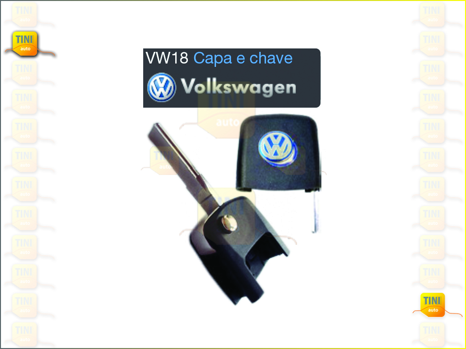 CAPA CHAVE VW C/LAMINA