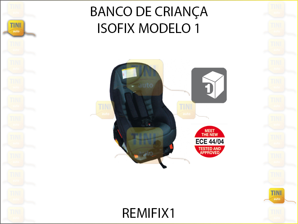 BANCO DE CRIANÇA ISOFIX MODELO 1