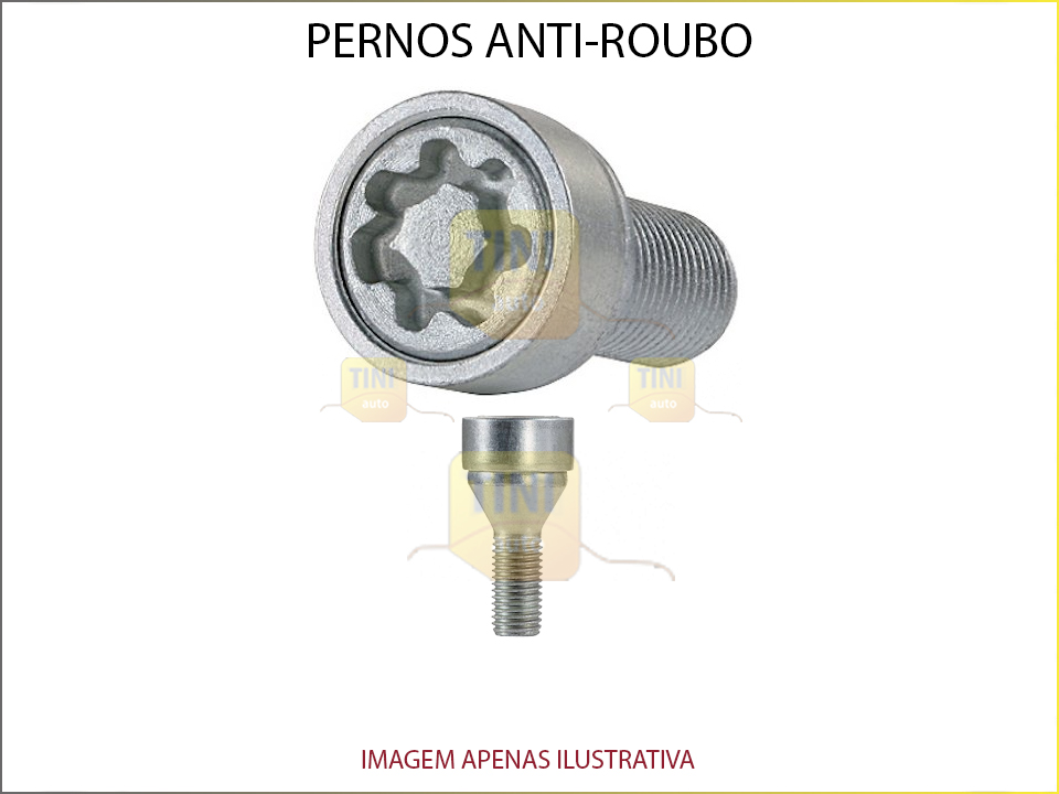 PERNOS ANTI ROUBO