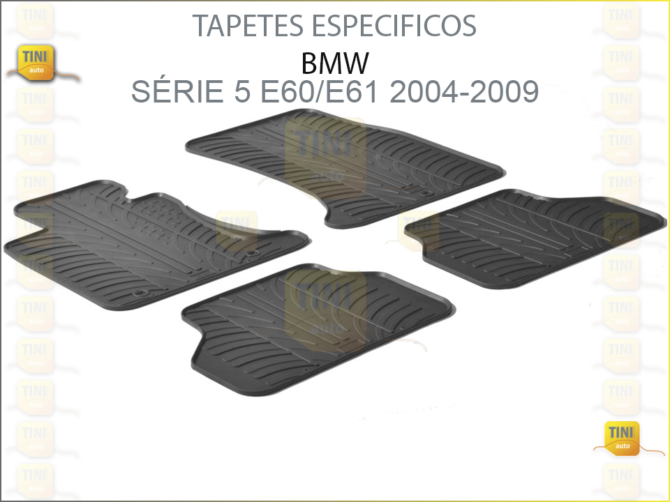 TAPETES PERSO. BORRACHA BMW SER.5E60/E61 2004»2009