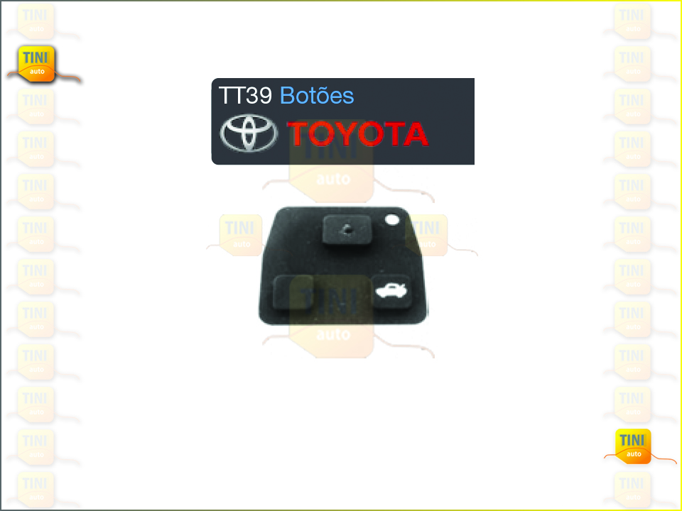 CAPA CHAVE TOYOTA 3 BOTÕES 