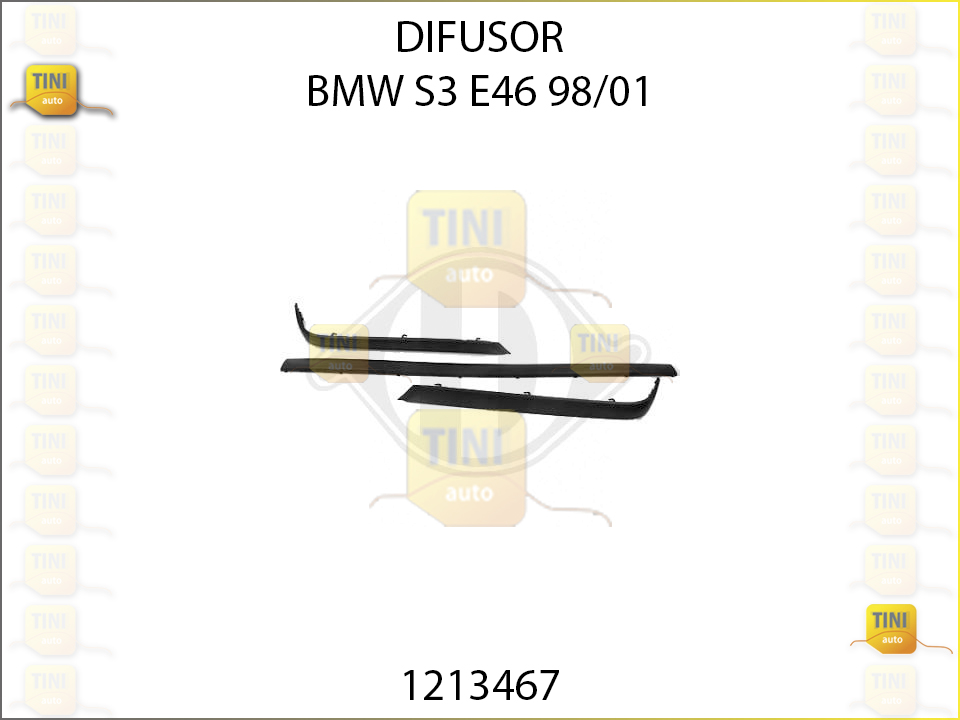 DIFUSOR BMW S/3 E46 98/01