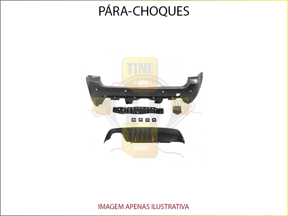 P/CHOQUE BMW E61 ABS 2003/07 TRAS