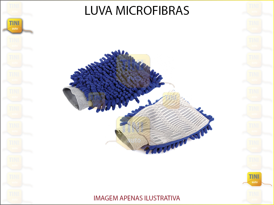 LUVA MICROFIBRAS PARA LAVAR CARROS