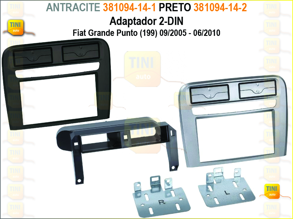 ADAPT.P/RADIO FIAT GRANDE PUNTO 2DIN 