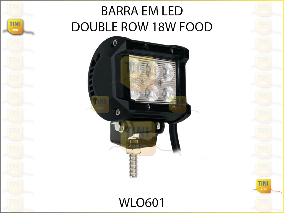 BARRA EM LED  DOUBLE ROW 18W  FOOD