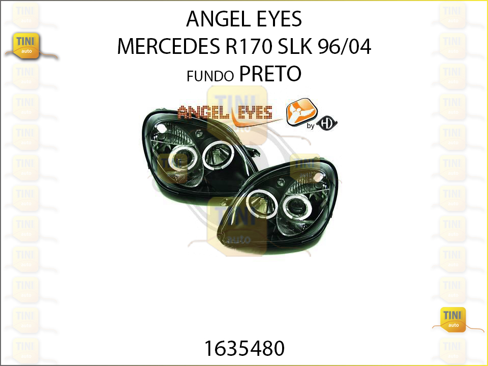 ANGEL EYES MERCEDES R170 SLK F. PRETO  96/04 