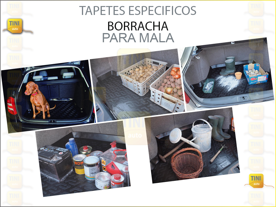 TAPETES PERSO. BORRACHA VW TIGUAN MALA 07> 