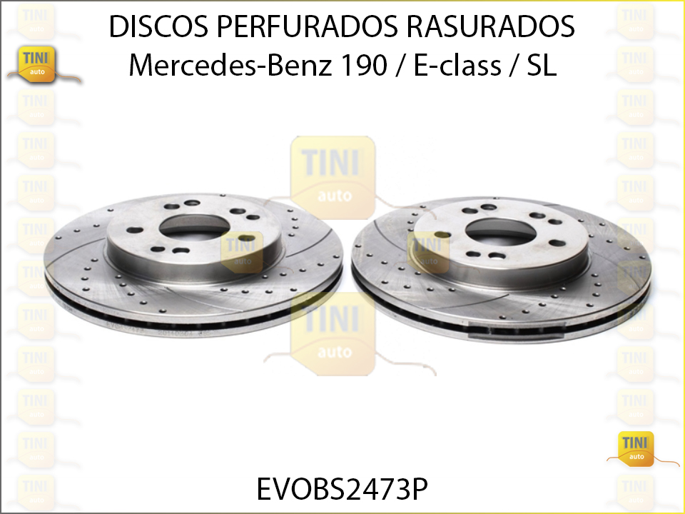 DISCOS PERFURADOS RASURADOS MERCEDES FRT