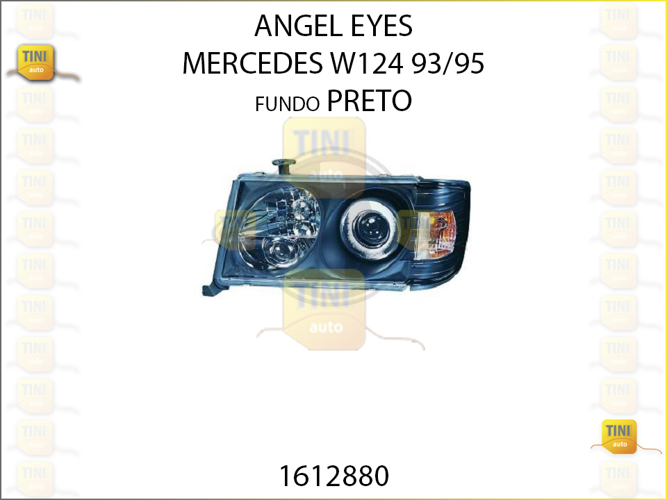 ANGEL EYES MERCEDES W124 F.PRETO 93/95