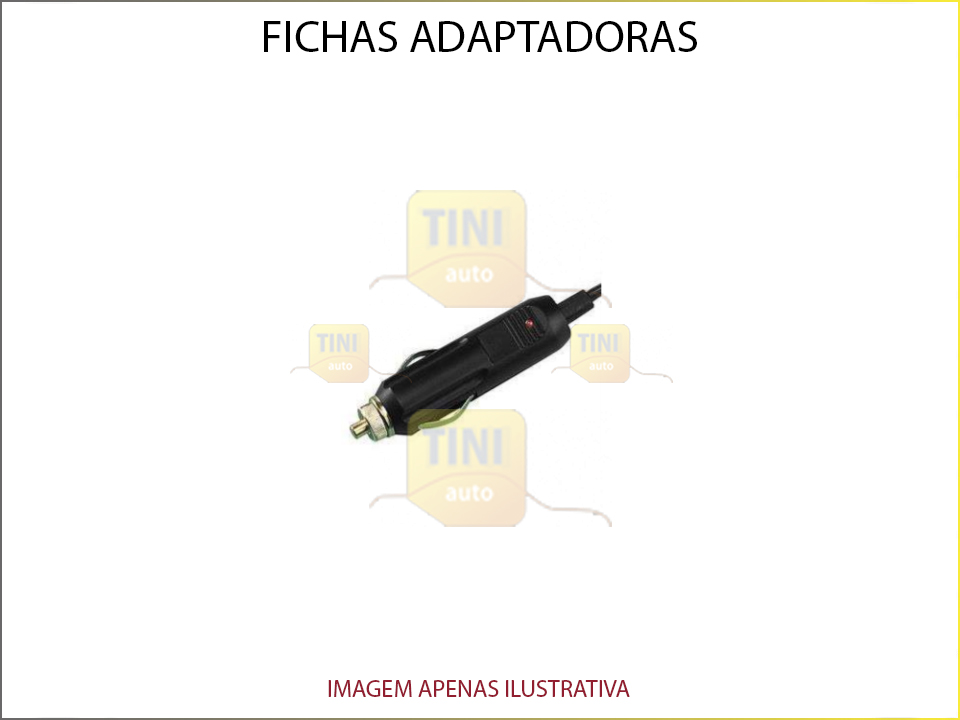 FICHA DE ISQEIRO UNIVERSAL 12 V