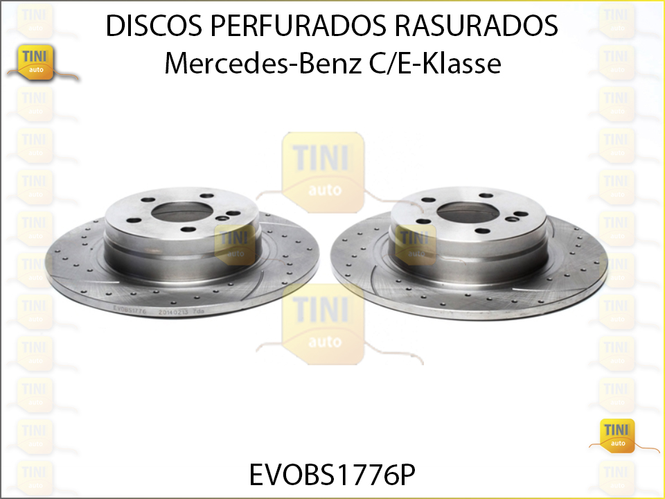 DISCOS PERFURADOS RASURADOS  MERCEDES W204