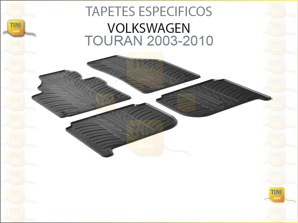 TAPETES PERSO. BORRACHA VW TOURAN 2003 » 2015