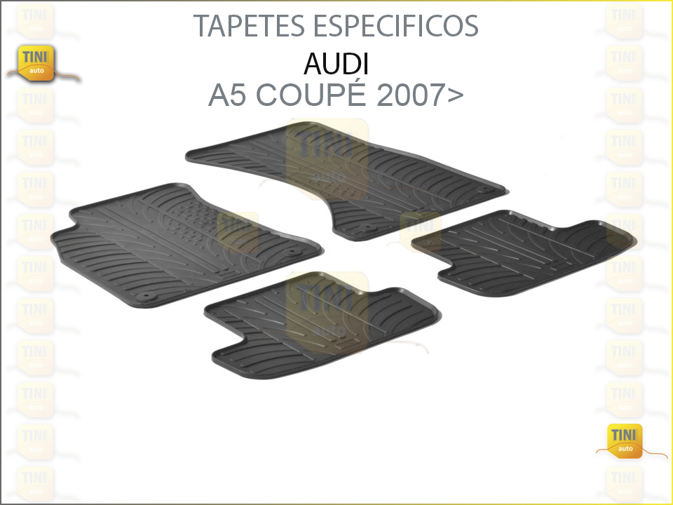 TAPETES PERSO. BORRACHA AUDI  A5   COUPE 2007»2015