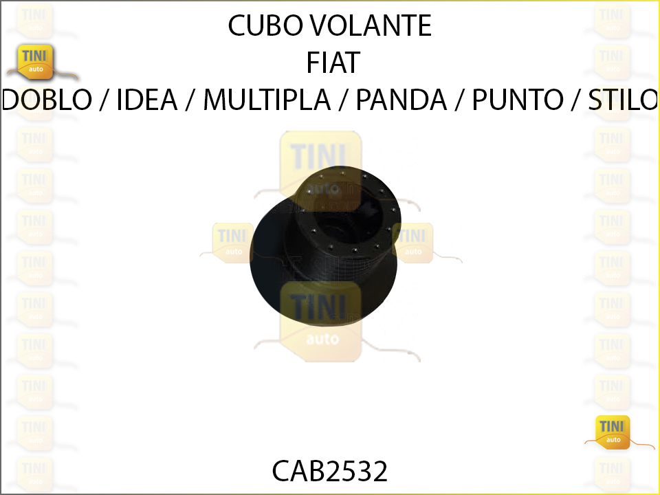 CUBO VOL.FIAT DOBLO/IDEA/MULTIPLA/PANDA/PUNTO/STIL