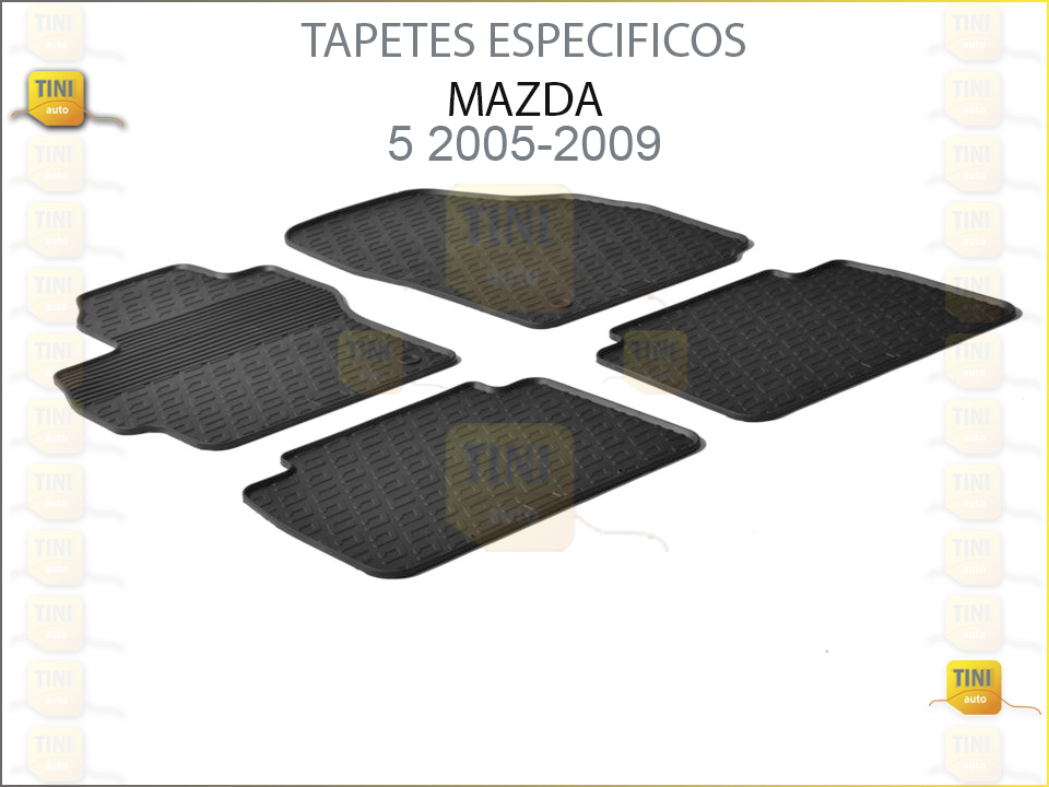 TAPETES PERSO. BORRACHA MAZDA 5 2005/2009