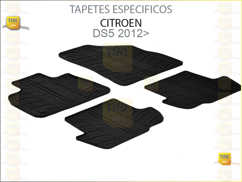 TAPETES PERSO. BORRACHA CITROEN DS5 2012>