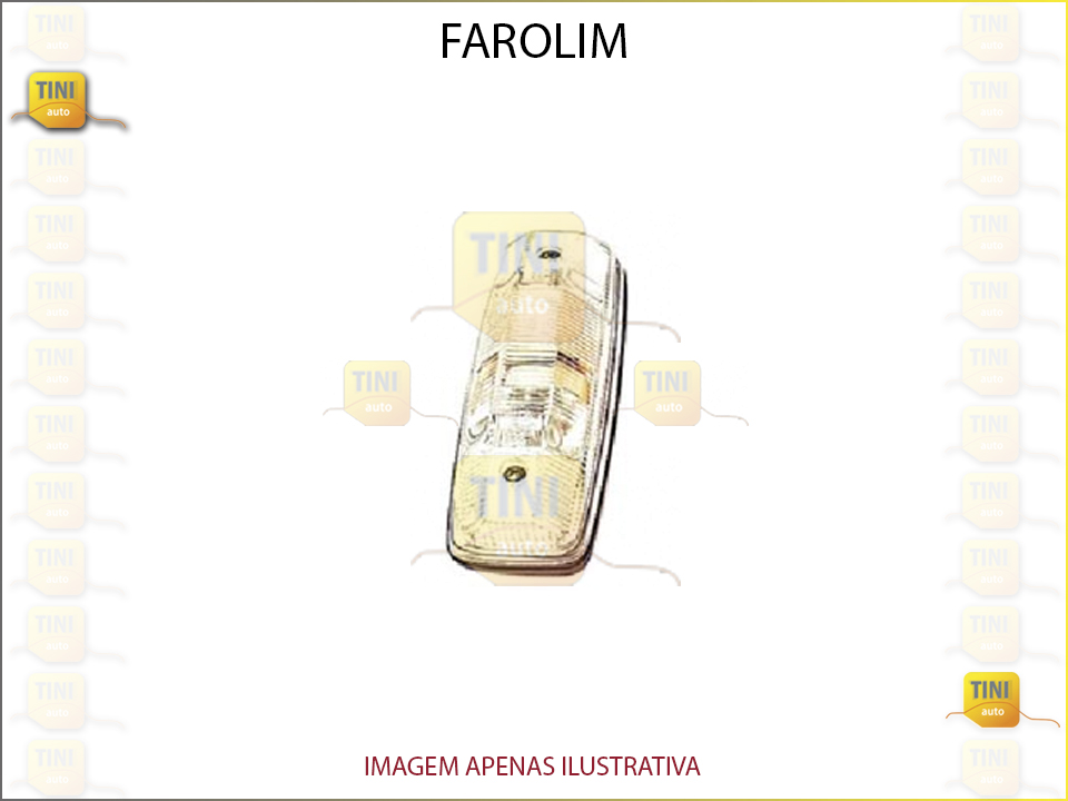 FAROLIM PMMA BRANCO 167X56MM / UNIDADE