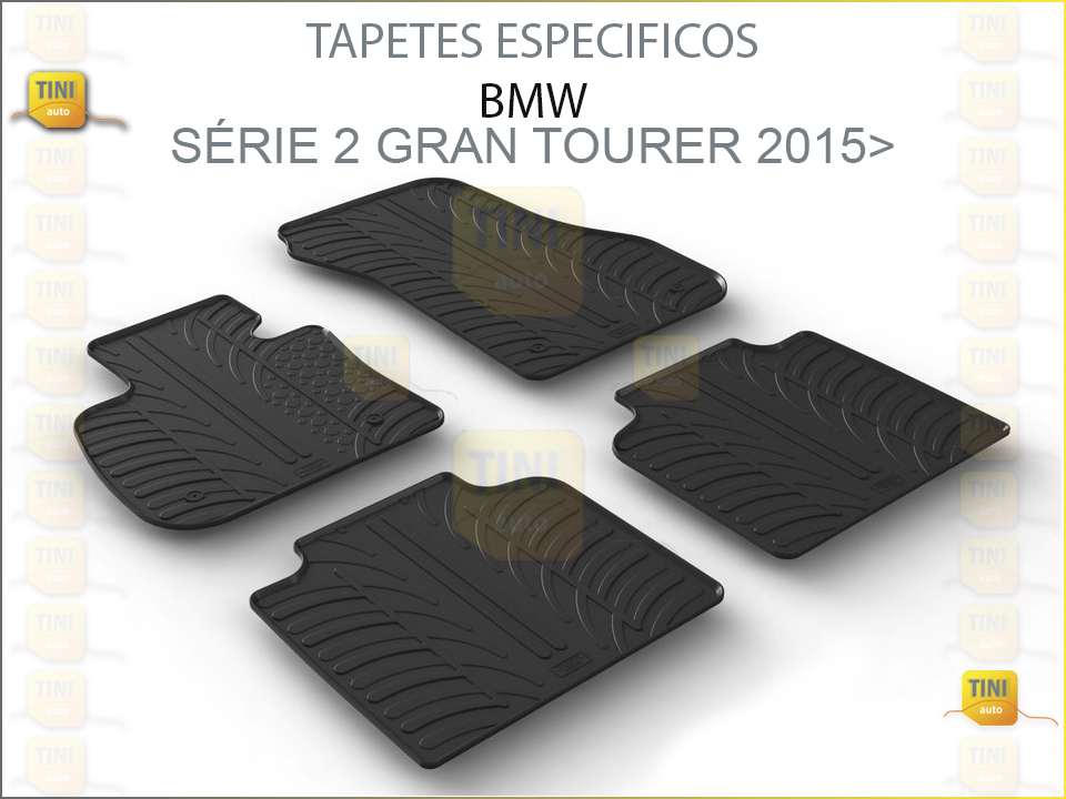 TAPETES PERSO. BORRACHA BMW S2 ACTIVE TOURER 2014>