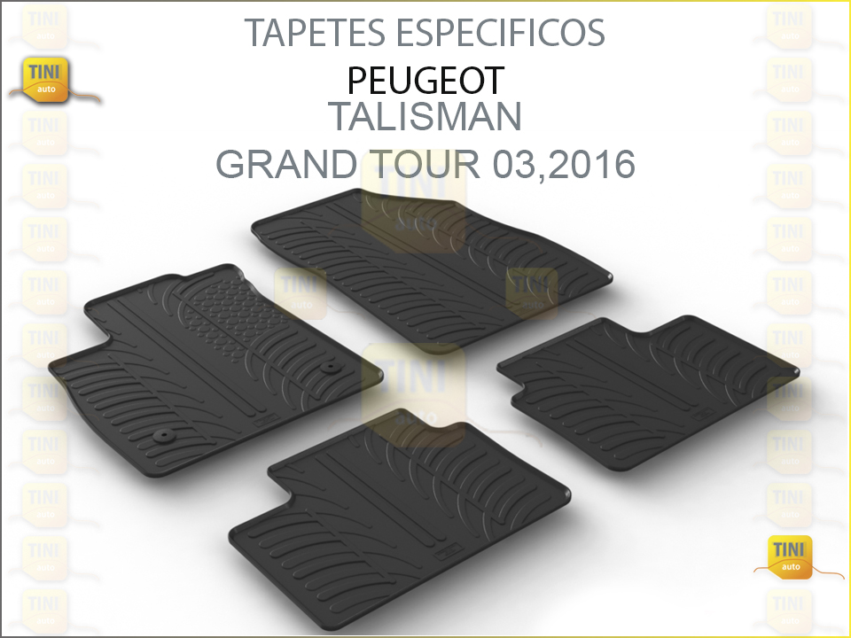 TAPETES PERSO. BORRACHA RENAULT TALISMAN 2016> 