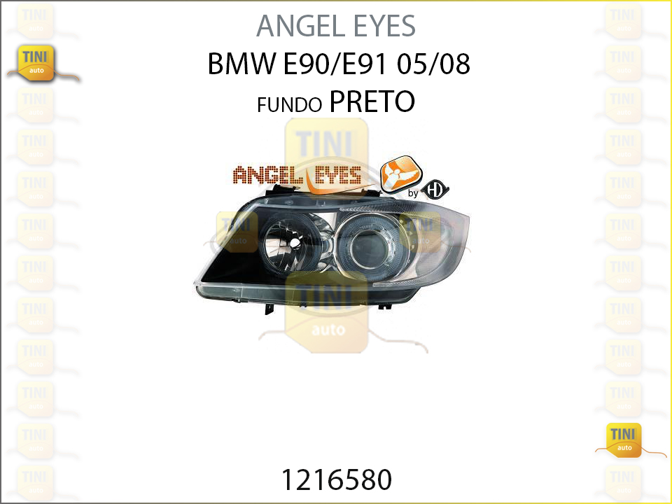 ANGEL EYES BMW E90 / E91 F/PRETO 05/08