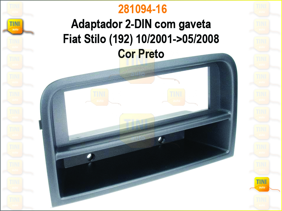 ADAPT.P/RADIO FIAT STYLO  (1 DIN- 2 DIN )