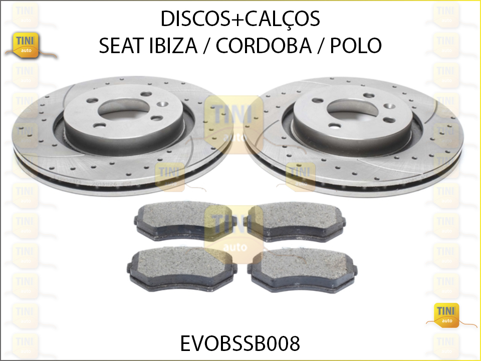 DISCOS + CALÇOS SEAT IBIZA / CORDOBA /TOLEDO 