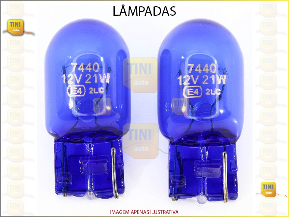 LAMPADAS T20 BLUE XEXON 12/21 W BLISTER C/2